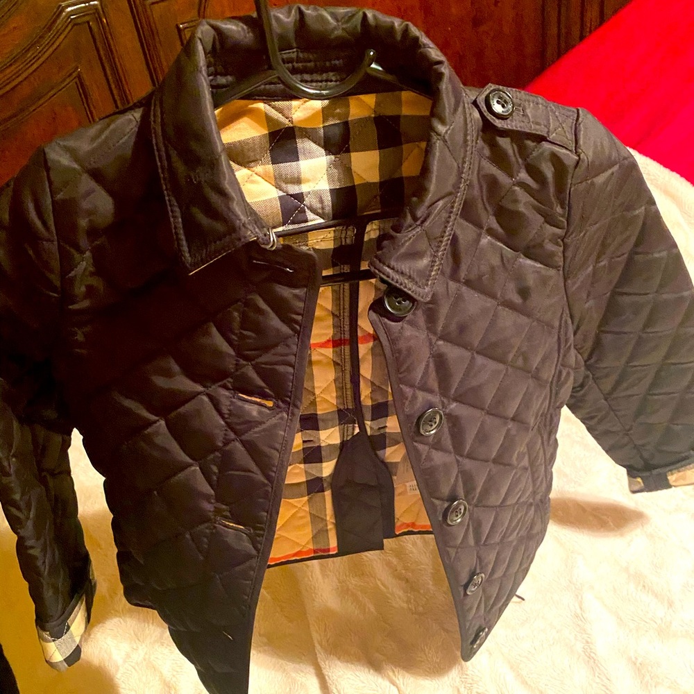 Children’s size 7yr Burberry jacket